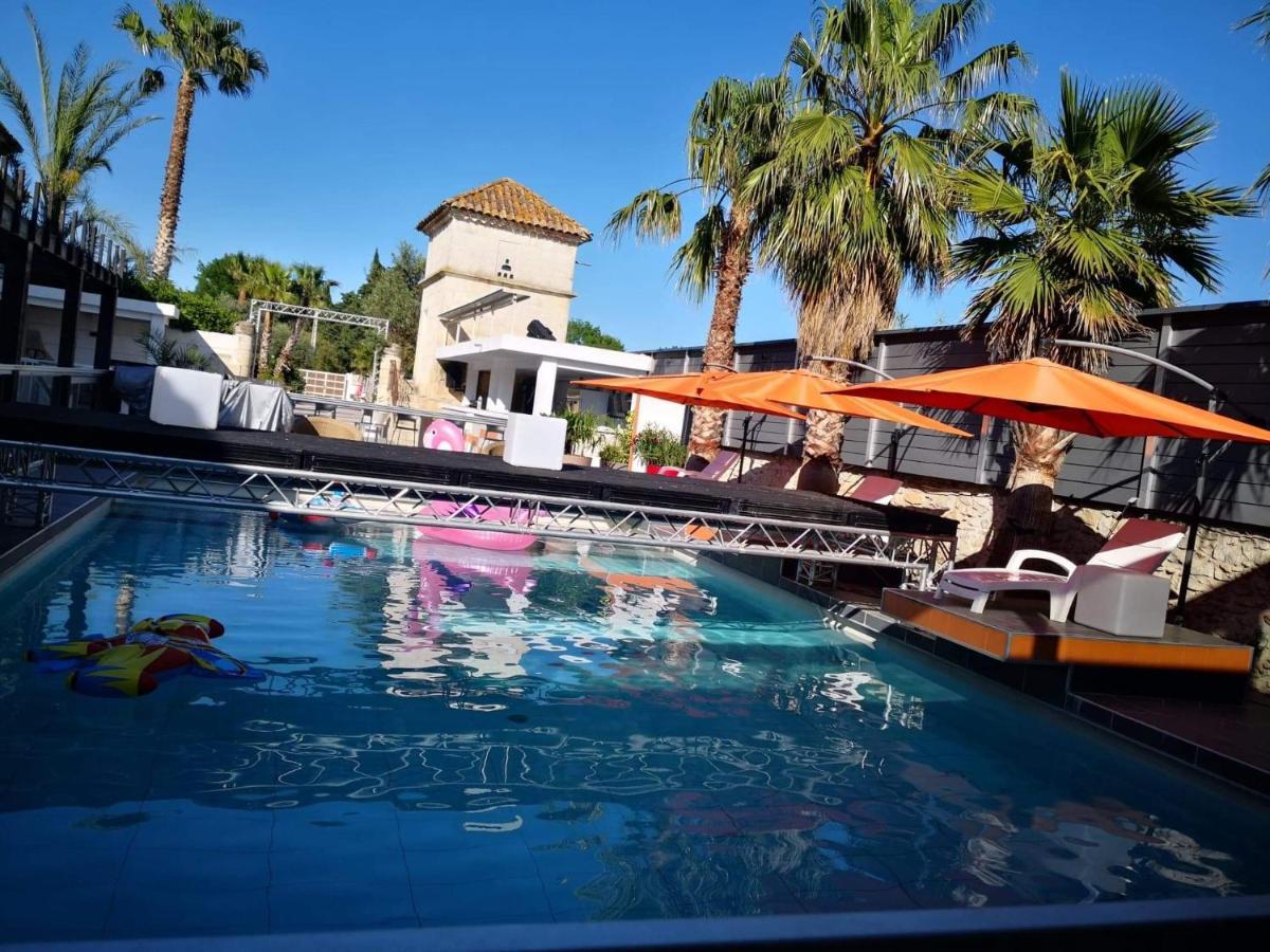 Mas La Farelle Gite, Fitness & Salle De Jeux Gratuite & Spa En Supplement Nimes Luaran gambar